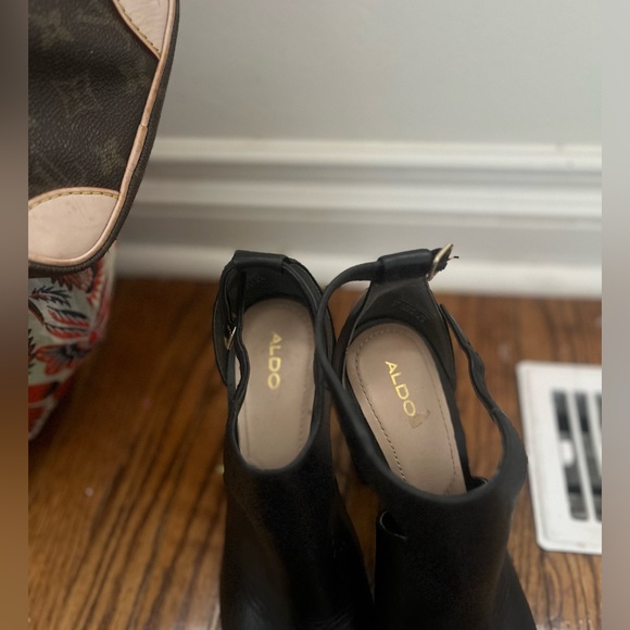 Aldo black leather heels - Picture 4 of 4